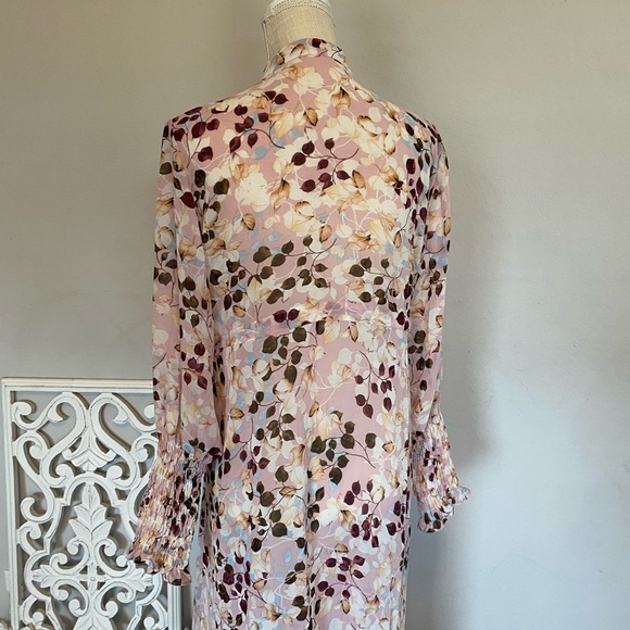 Fall print maxi kimono, size small - Picture 6 of 8